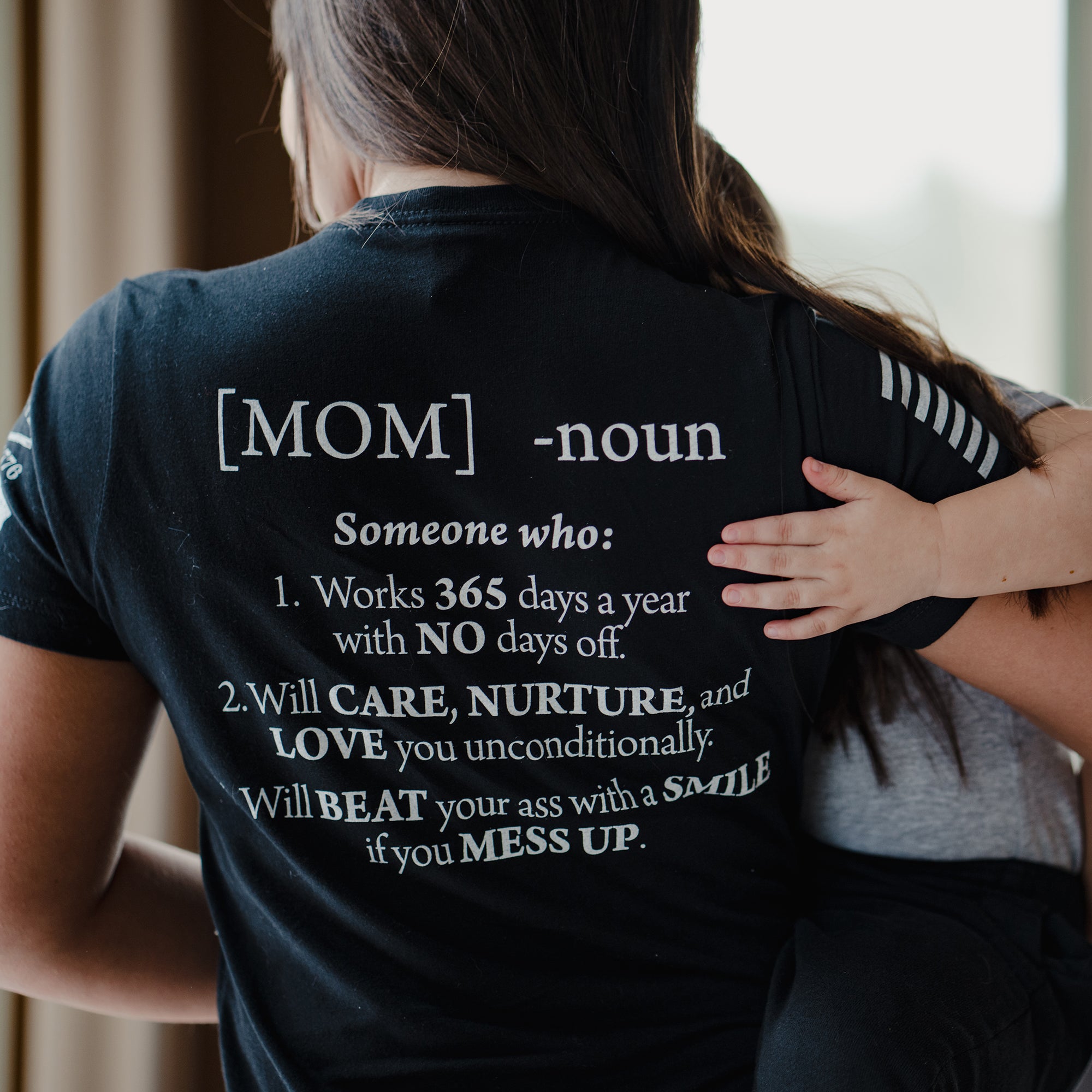 Women's Mom Defined T-Shirt - Black