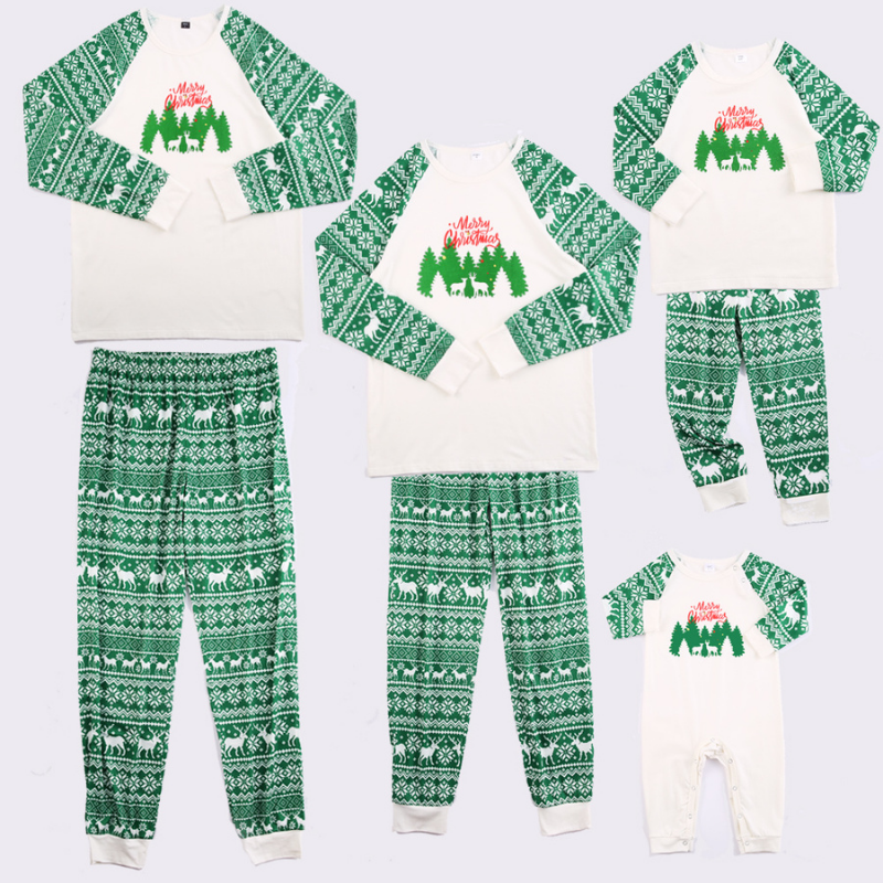 Christmas Print Round-neck Parent-child hot(with Pet Dog Clothes)