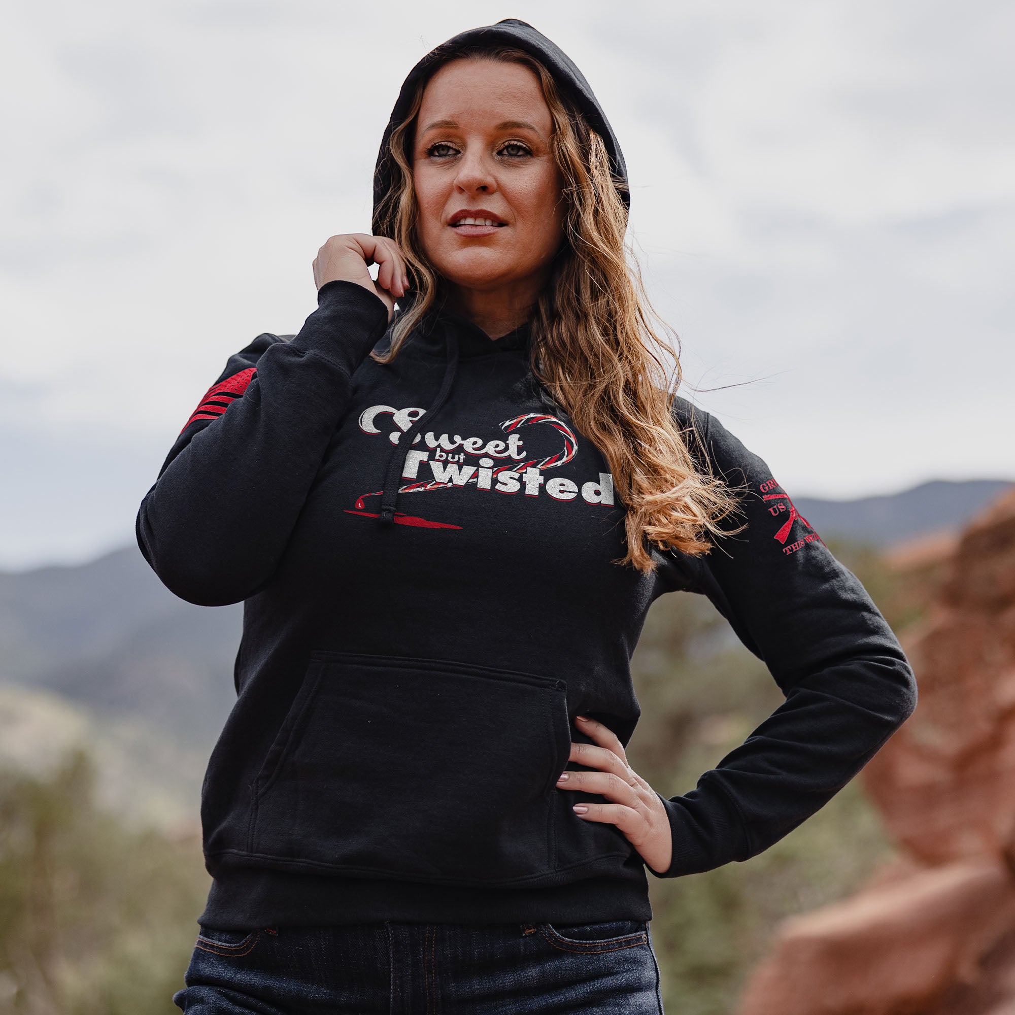 Women's Sweet but Twisted Hoodie - Black