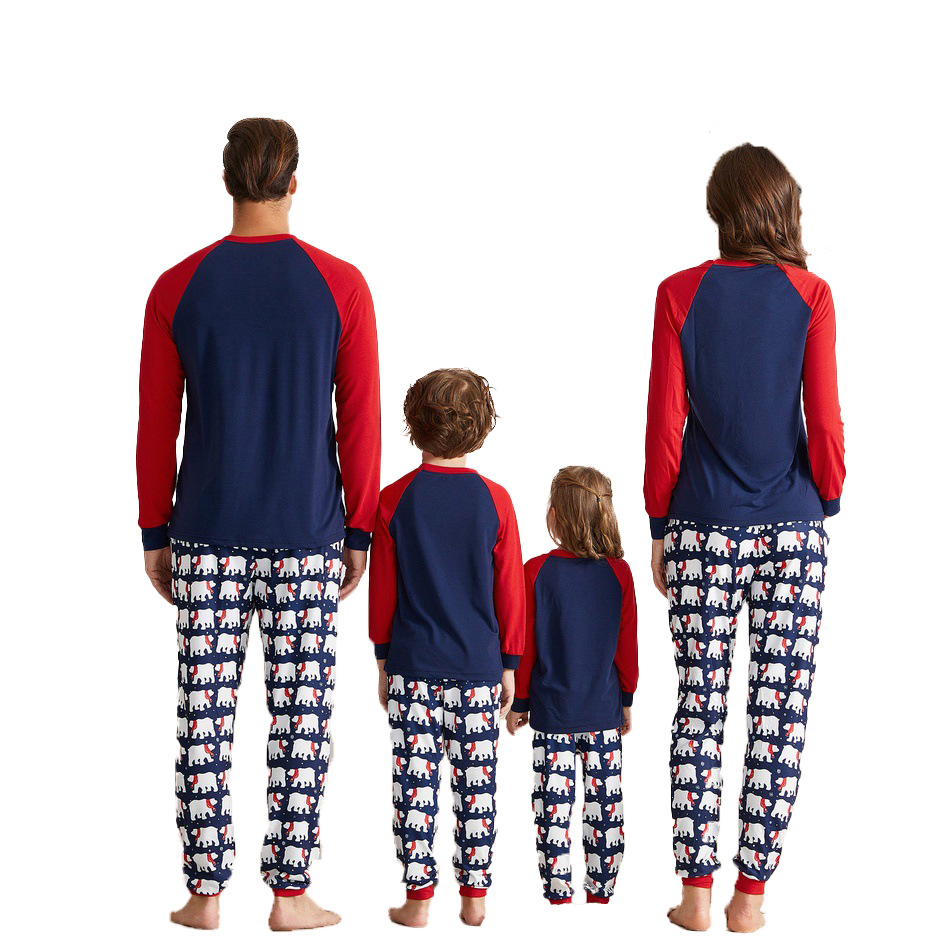 New Christmas Bear Printed Homewear