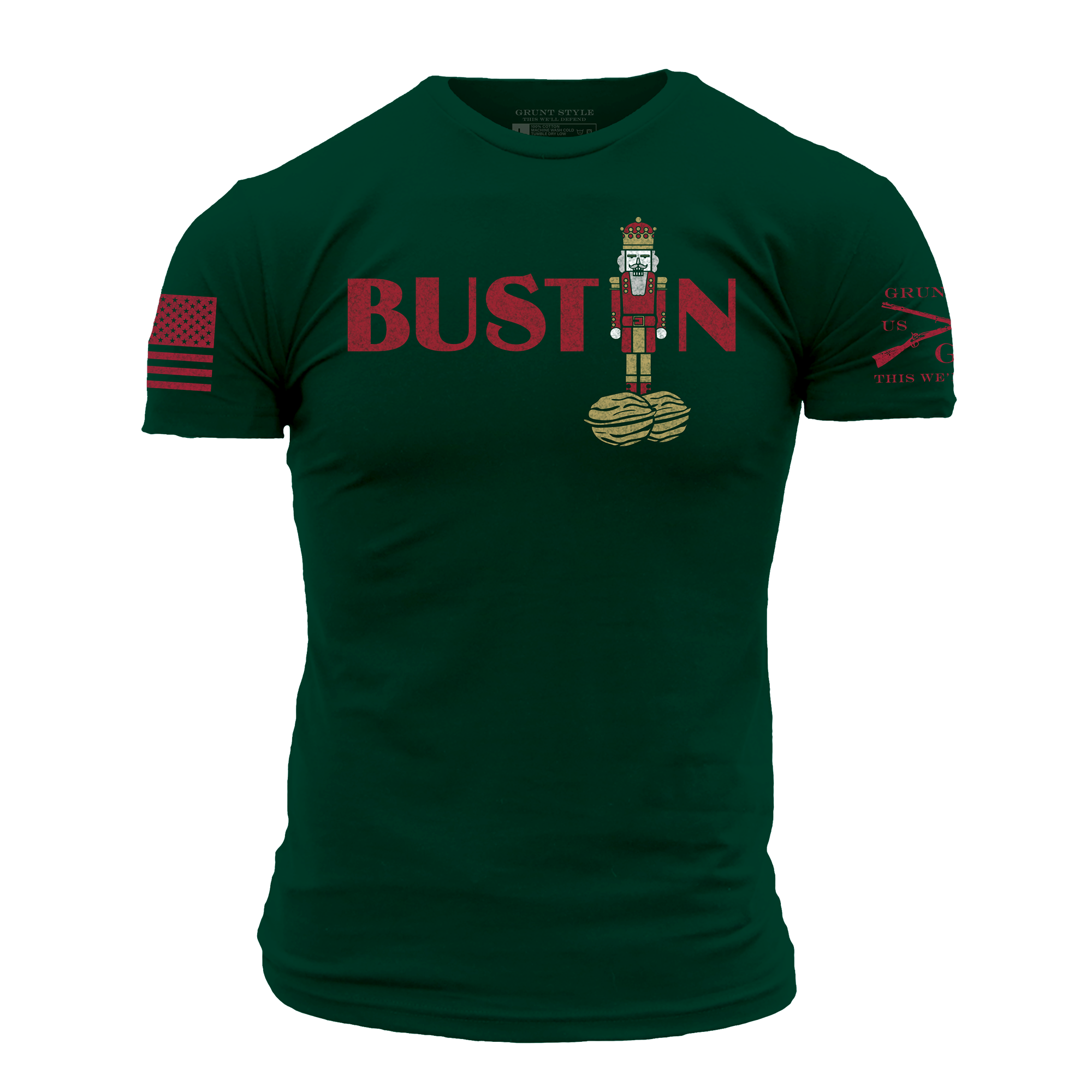 Bustin' T-Shirt - Forest Green