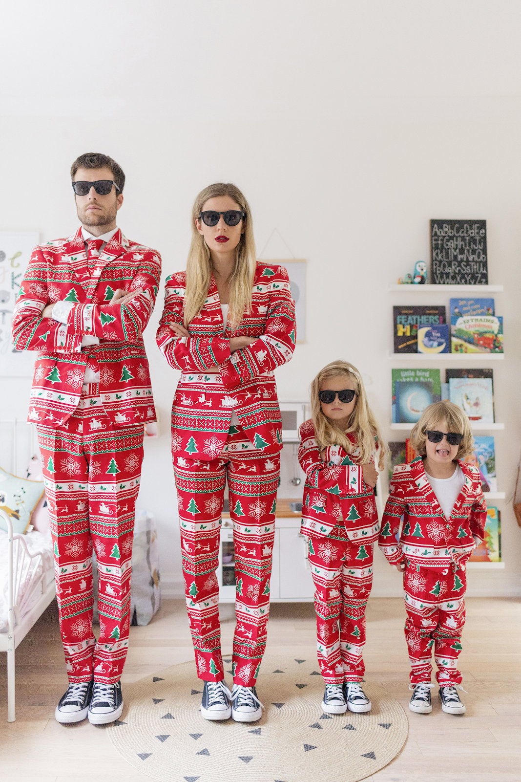 Matching Christmas Suits 2-piece Set