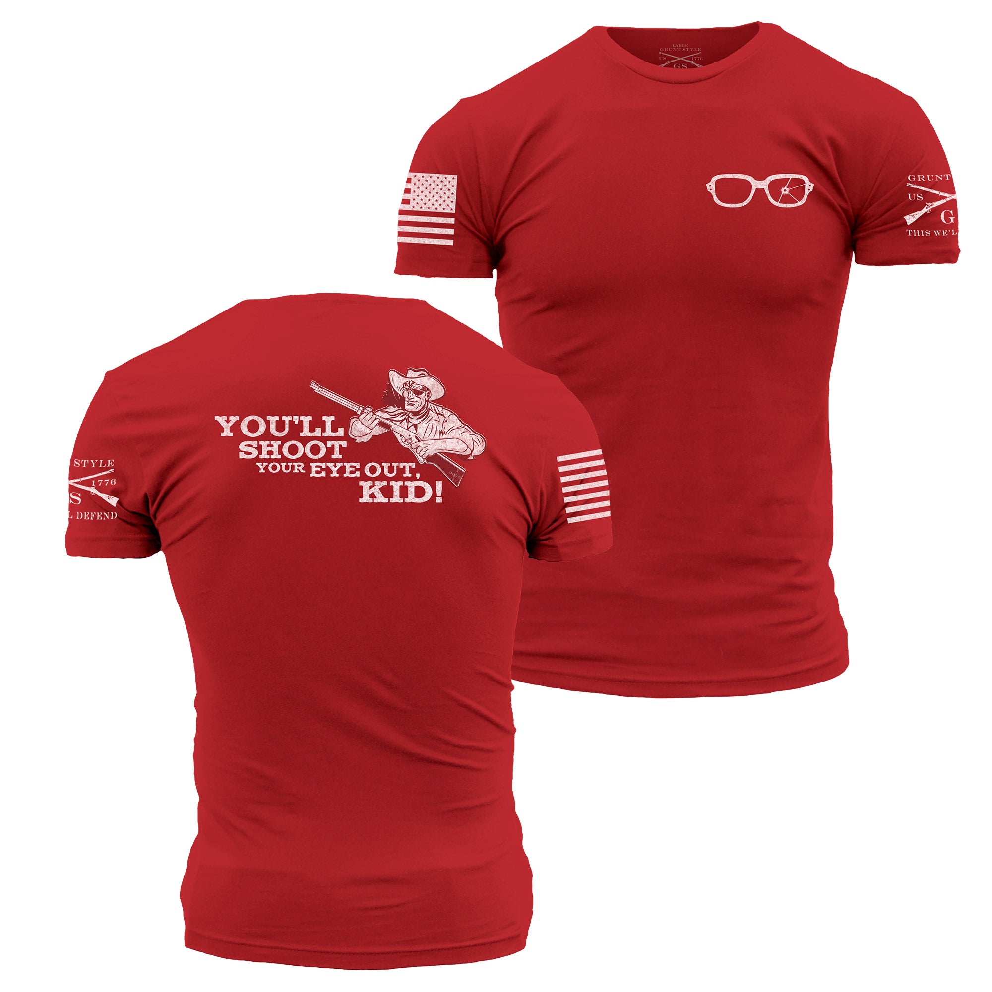 You'll Shoot Your Eye Out Kid T-Shirt - Red