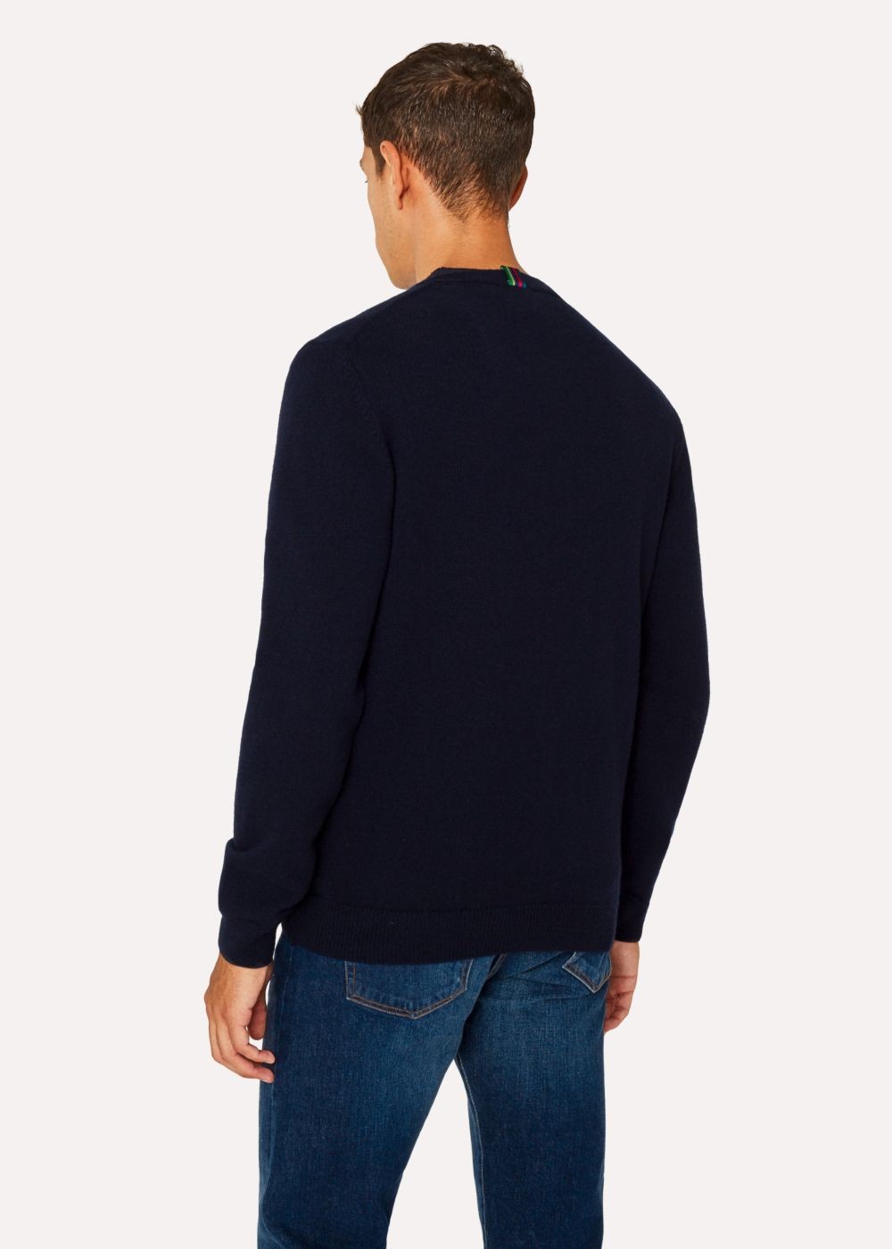 Paul Smith Men's Dark Navy Lambswool Sweater