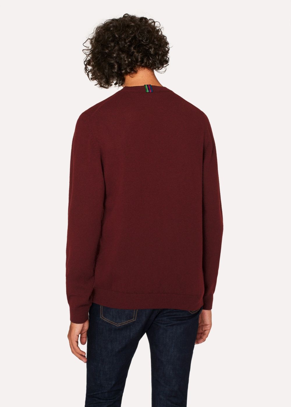 Paul Smith Mens's Burgundy Lambswool Sweater