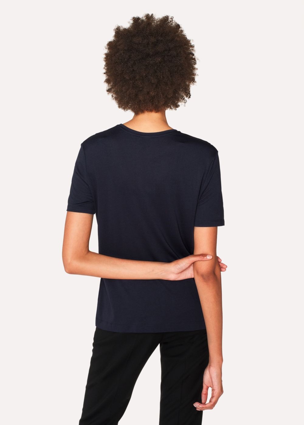 Paul Smith Women's Navy Polka Dot Modal T-Shirt