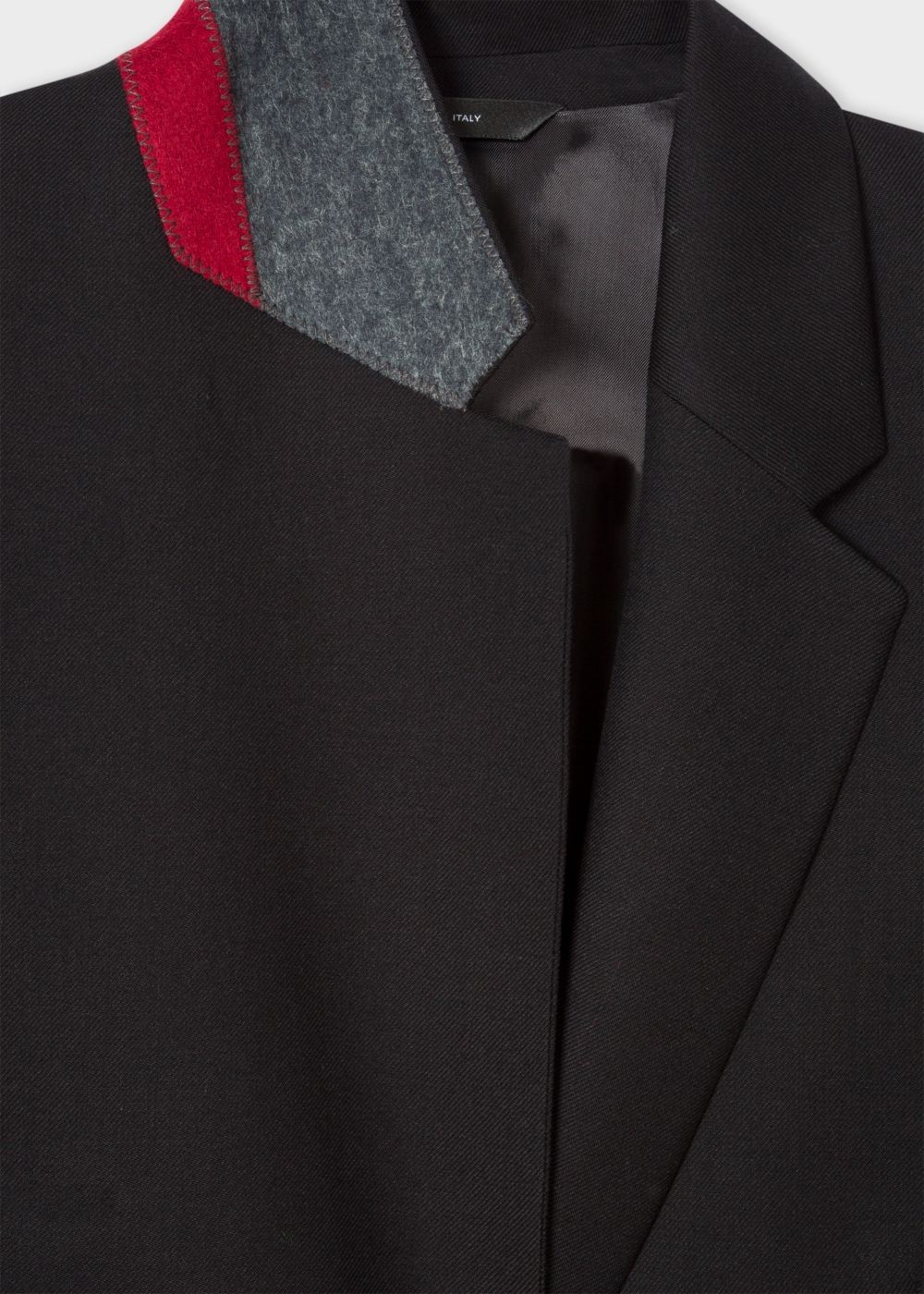 Paul Smith A Suit To Travel In - Lady's Black One-Button Wool Blazer