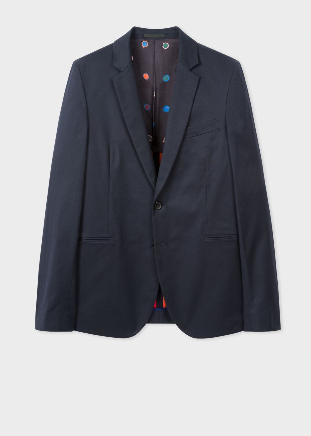 Paul Smith Mens's Slim-Fit Navy Buggy-Lined Blazer Clothing