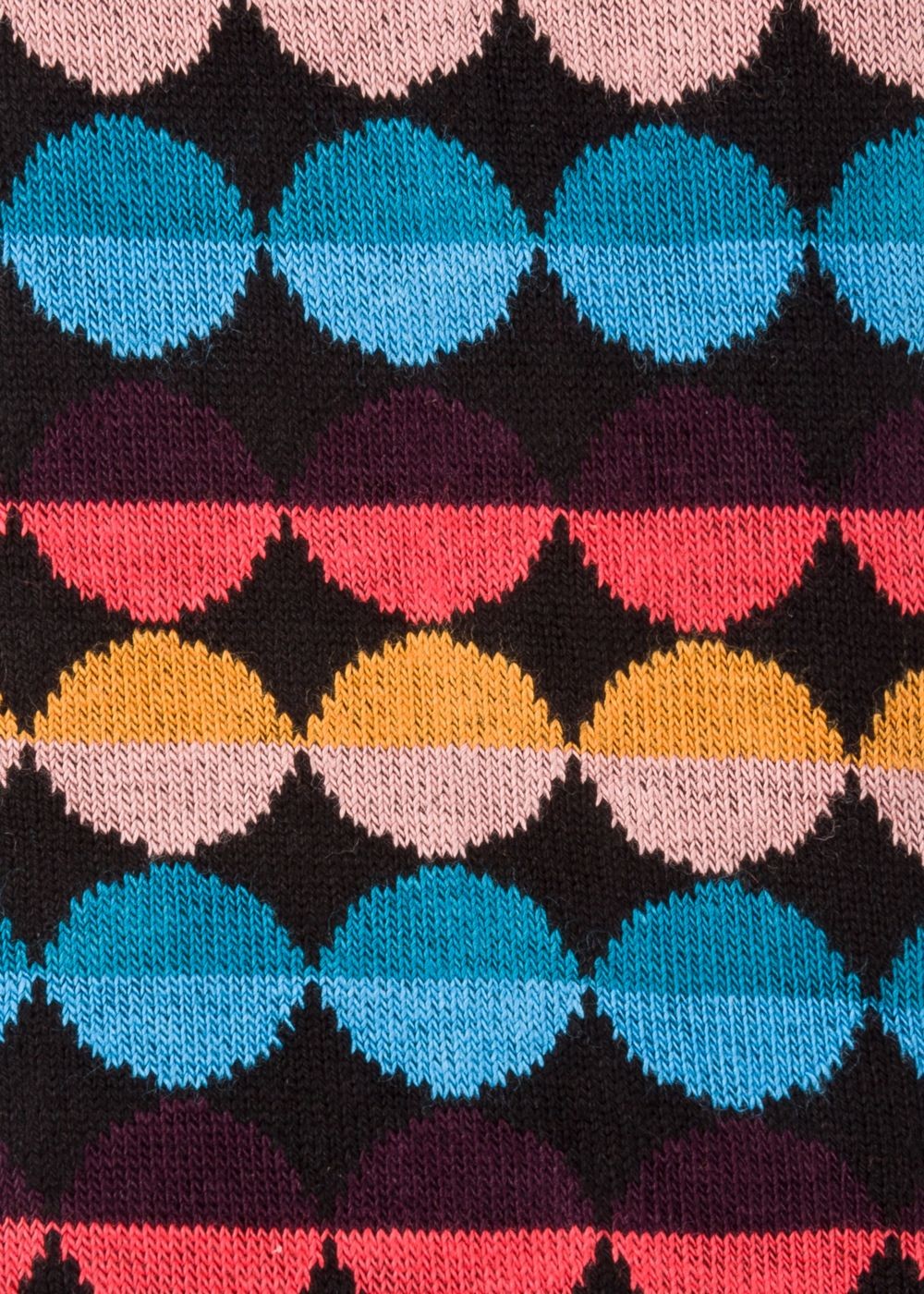 Paul Smith Mens's Black 'sunset Spot' Socks