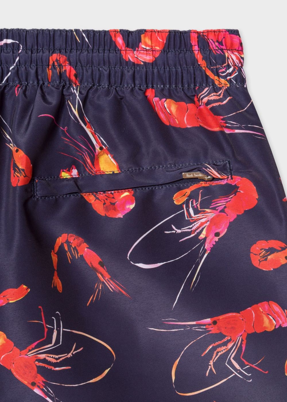Paul Smith Men's Navy 'prawn' Print Swim Shorts