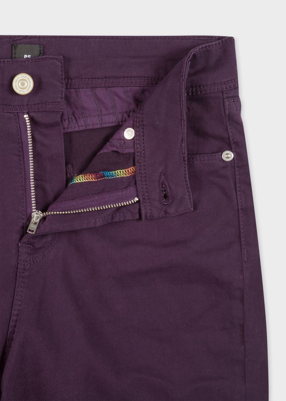 Paul Smith Lady's Skinny-Fit Aubergine Denim Jeans
