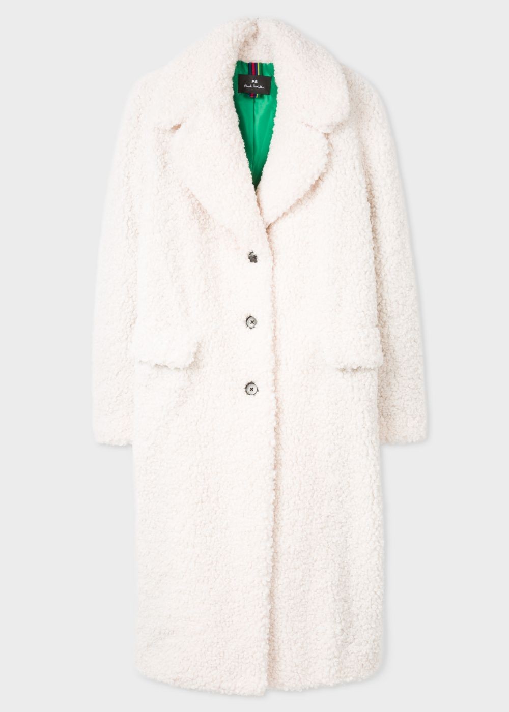 Paul Smith Womens's Cream Bouclé Cocoon Jackets