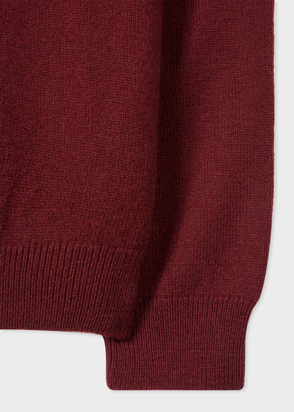 Paul Smith Mens's Burgundy Lambswool Sweater