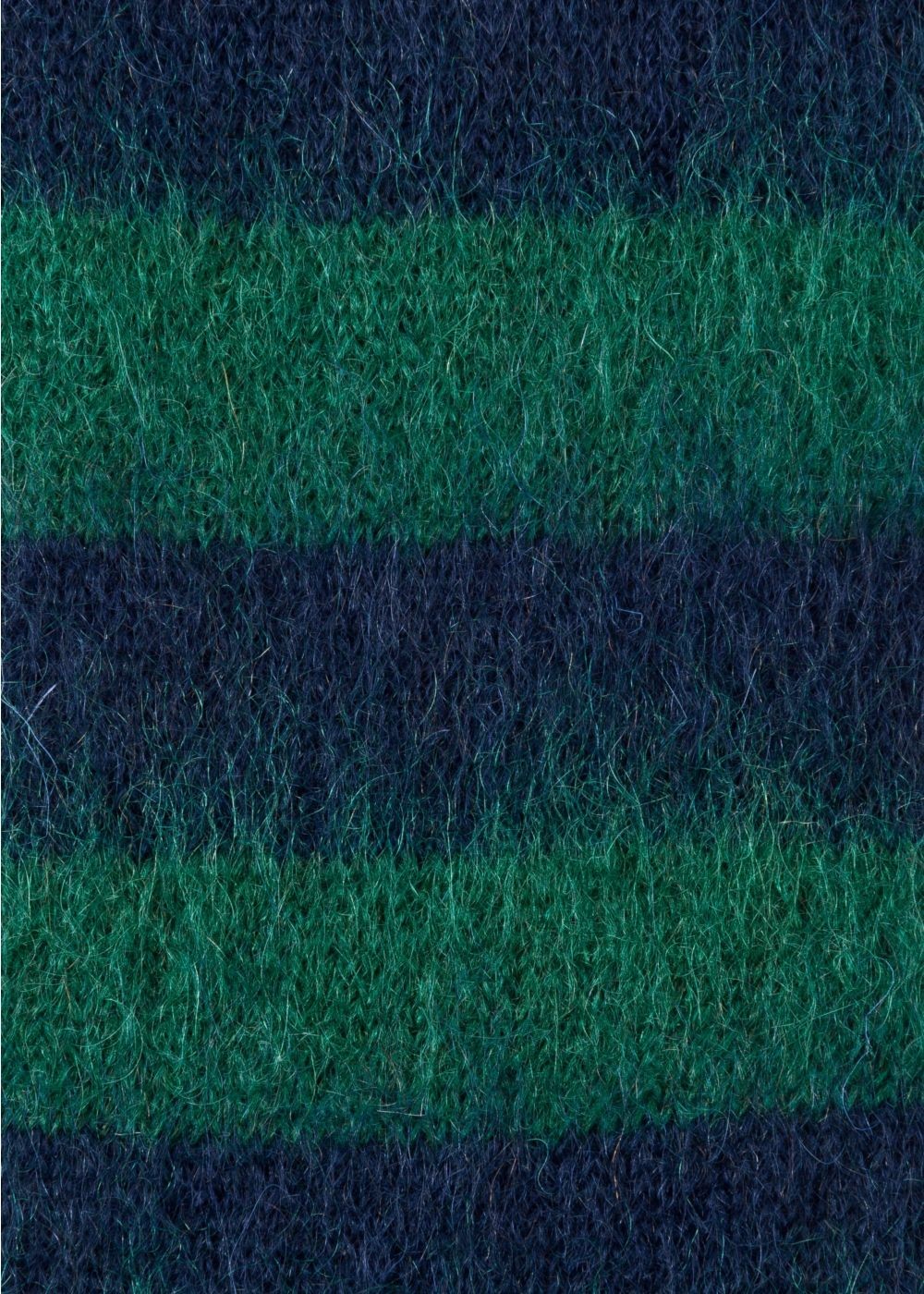 Paul Smith Mens's Green And Blue Stripe Mohair-Blend Socks