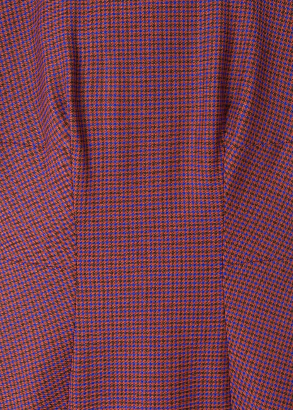 Paul Smith Women's Maroon Check Wool-Stretch Shift Dress