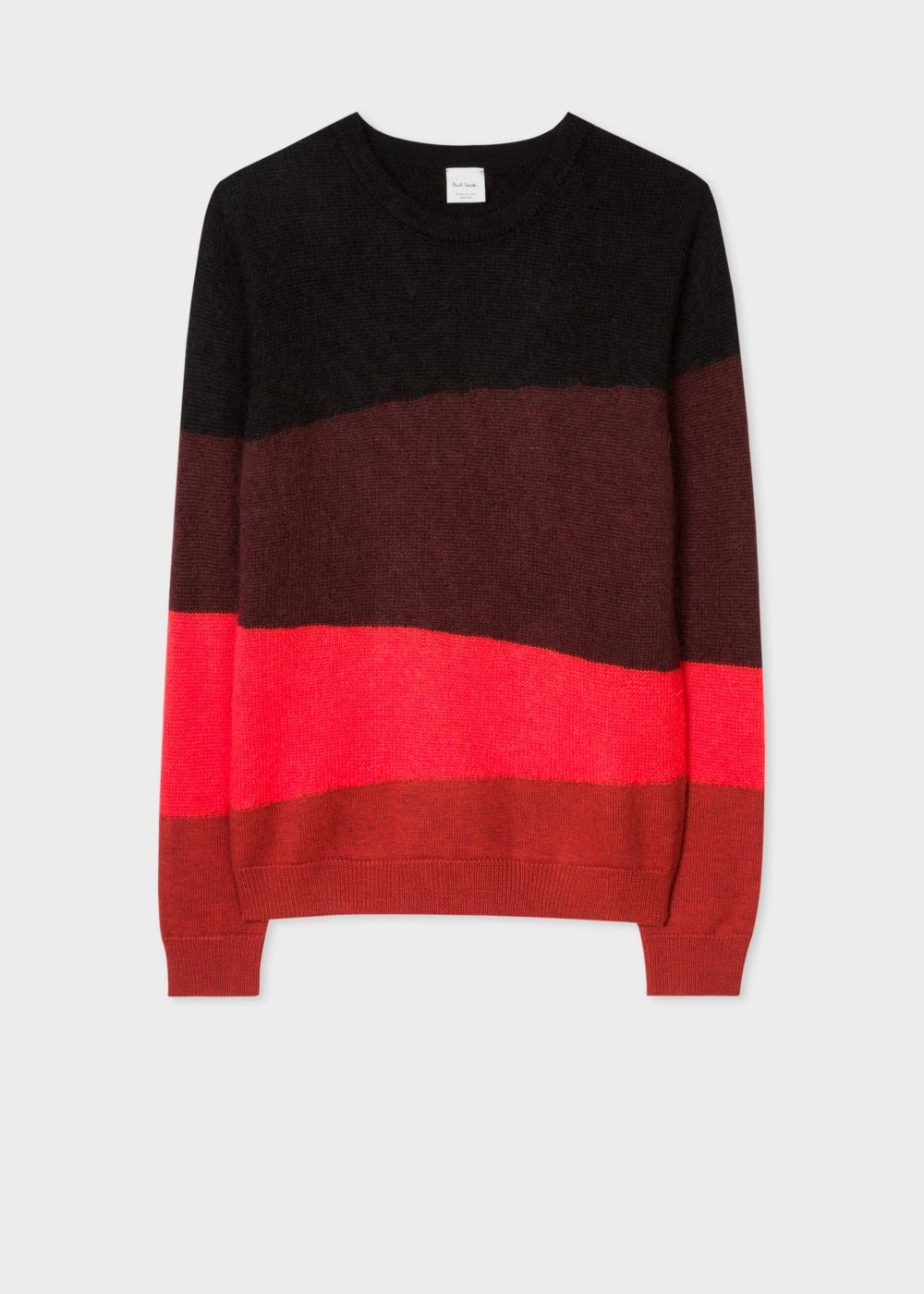 Paul Smith Men's Red Striped Wool-Blend Sweater