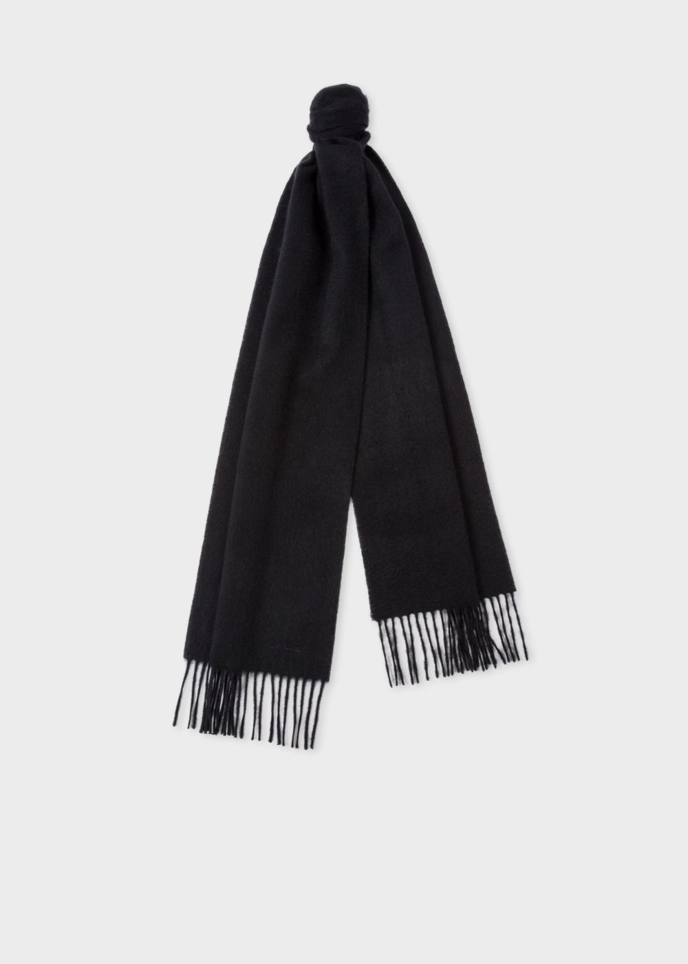 Paul Smith Black Cashmere Scarf Womens