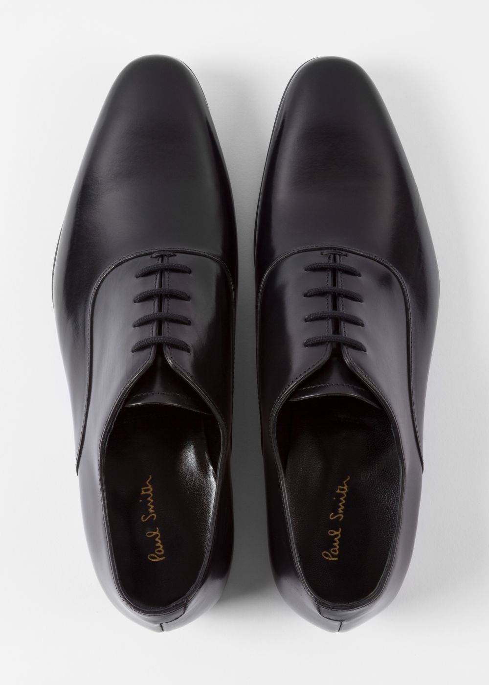 Paul Smith Men's Black Leather 'fleming' Oxford Shoes