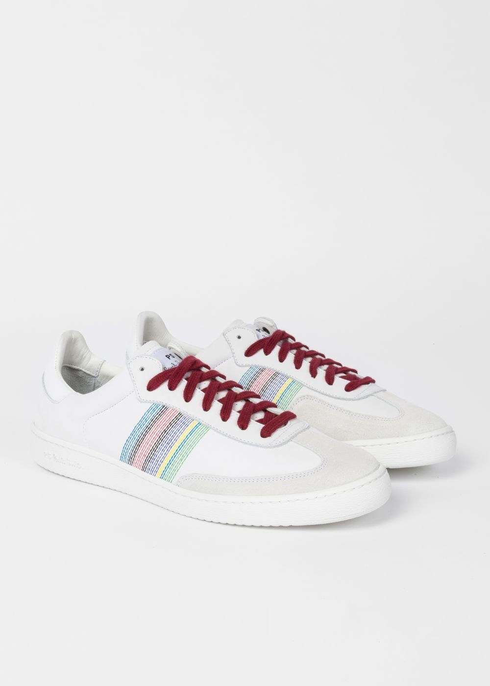 Paul Smith Men's White Nubuck 'yuki' Trainers