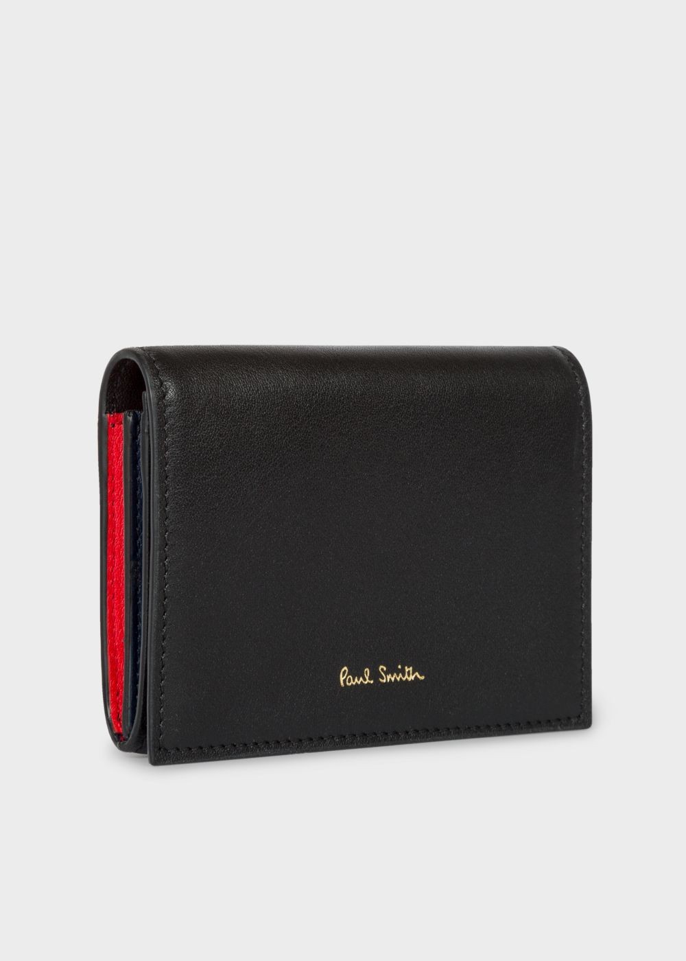 Paul Smith Women's Black 'concertina' Leather Card Wallet