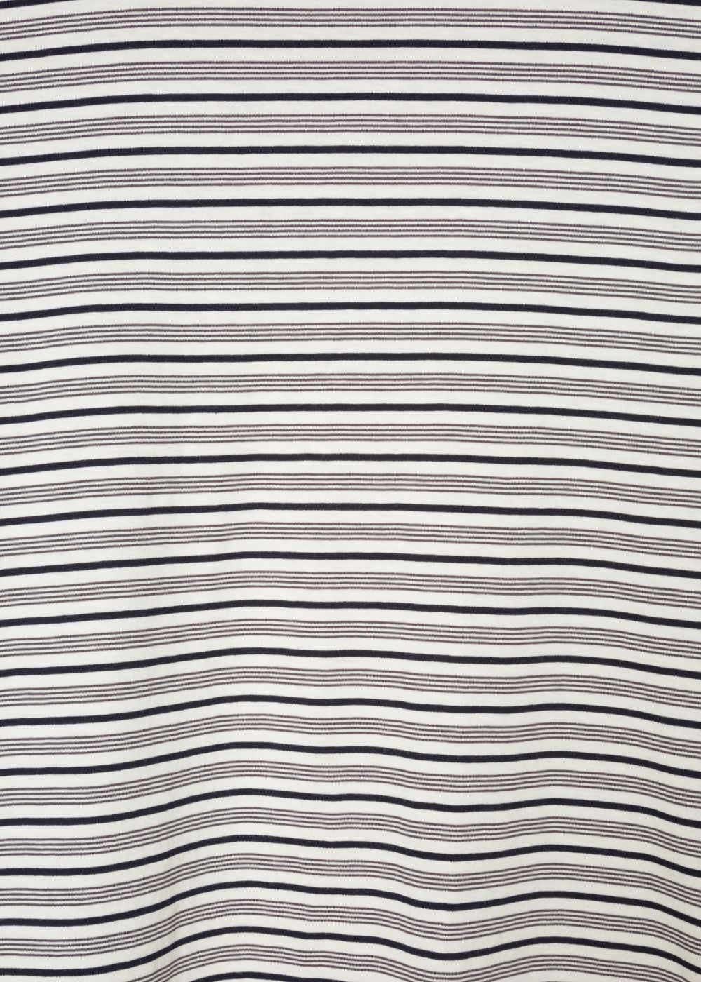 Paul Smith Men's White And Navy Stripe Organic-Cotton Tee