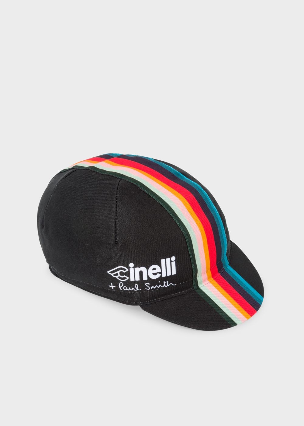 Paul Smith + Cinelli Black 'artist Stripe' Band Cycling Cap Men