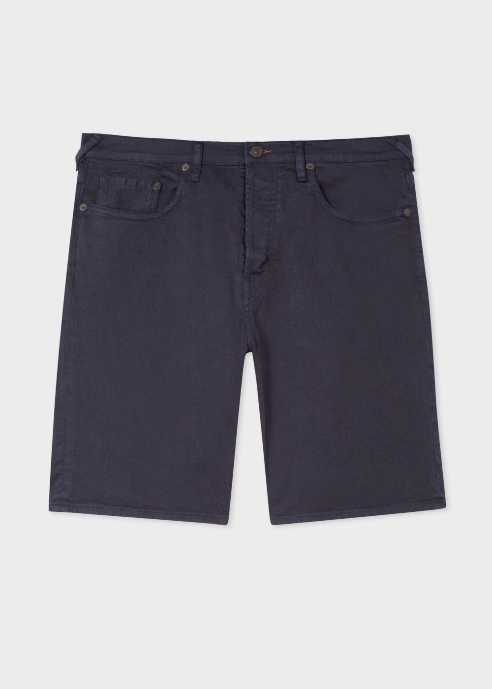 Paul Smith Men's Navy Garment-Dyed Denim Shorts