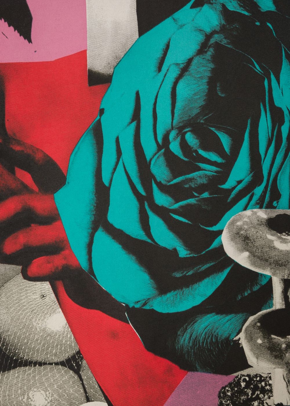 Paul Smith Mens's Black 'rose Collage' Print Cotton T-Shirts