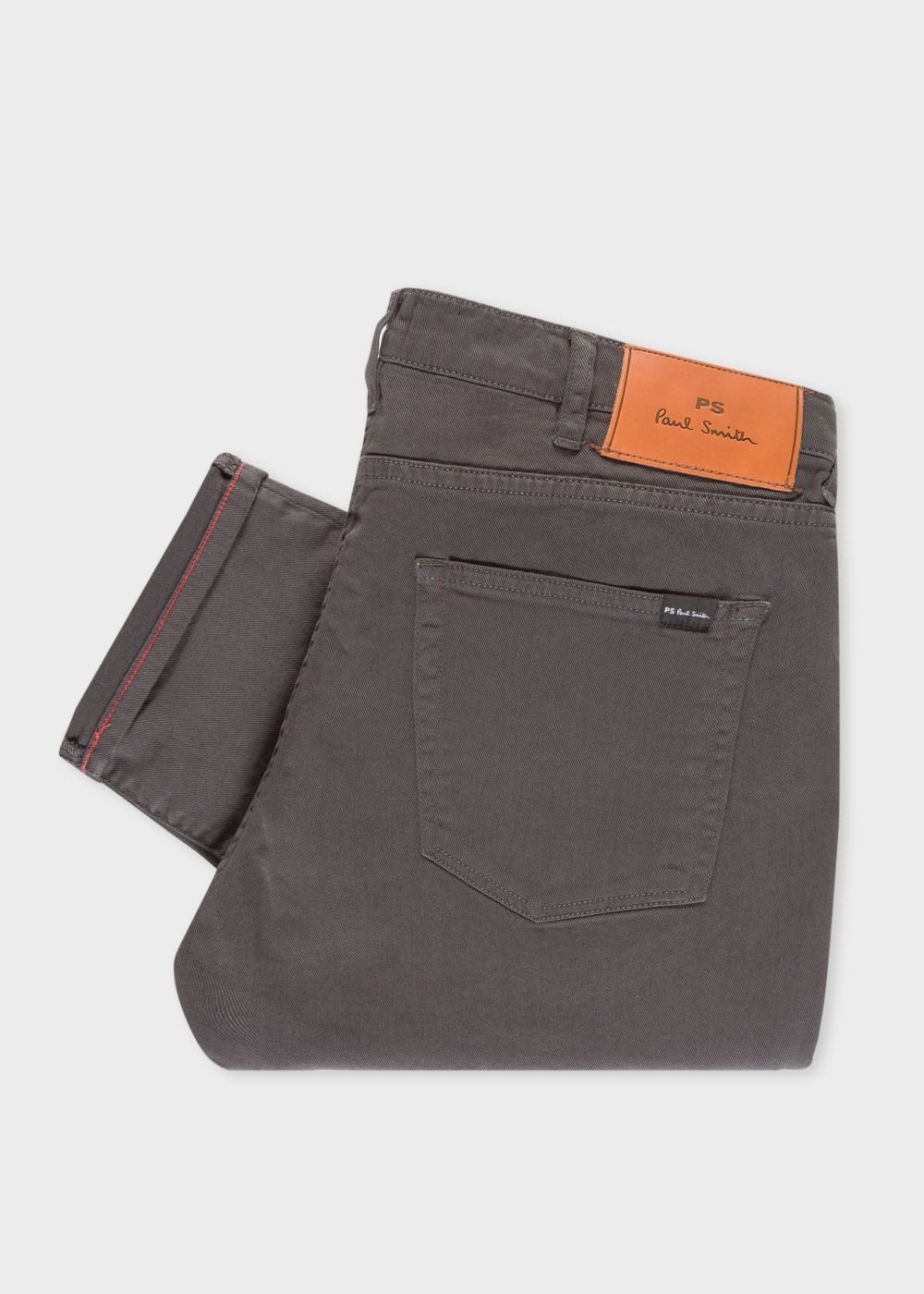 Paul Smith Men's Tapered-Fit Grey Garment-Dye Jeans