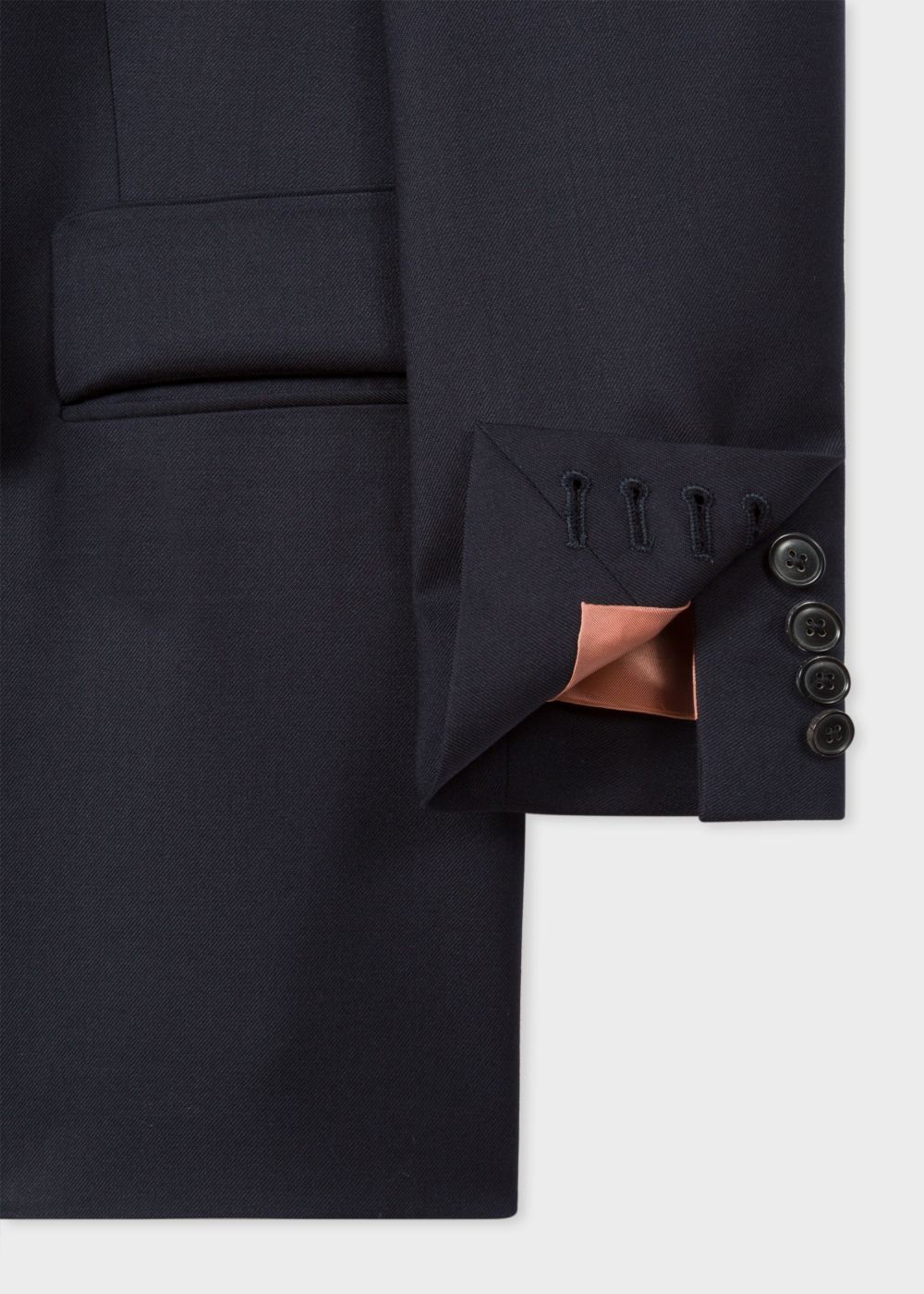 Paul Smith A Suit To Travel In - Womens's Dark Navy Wool Double-Breasted Blazer