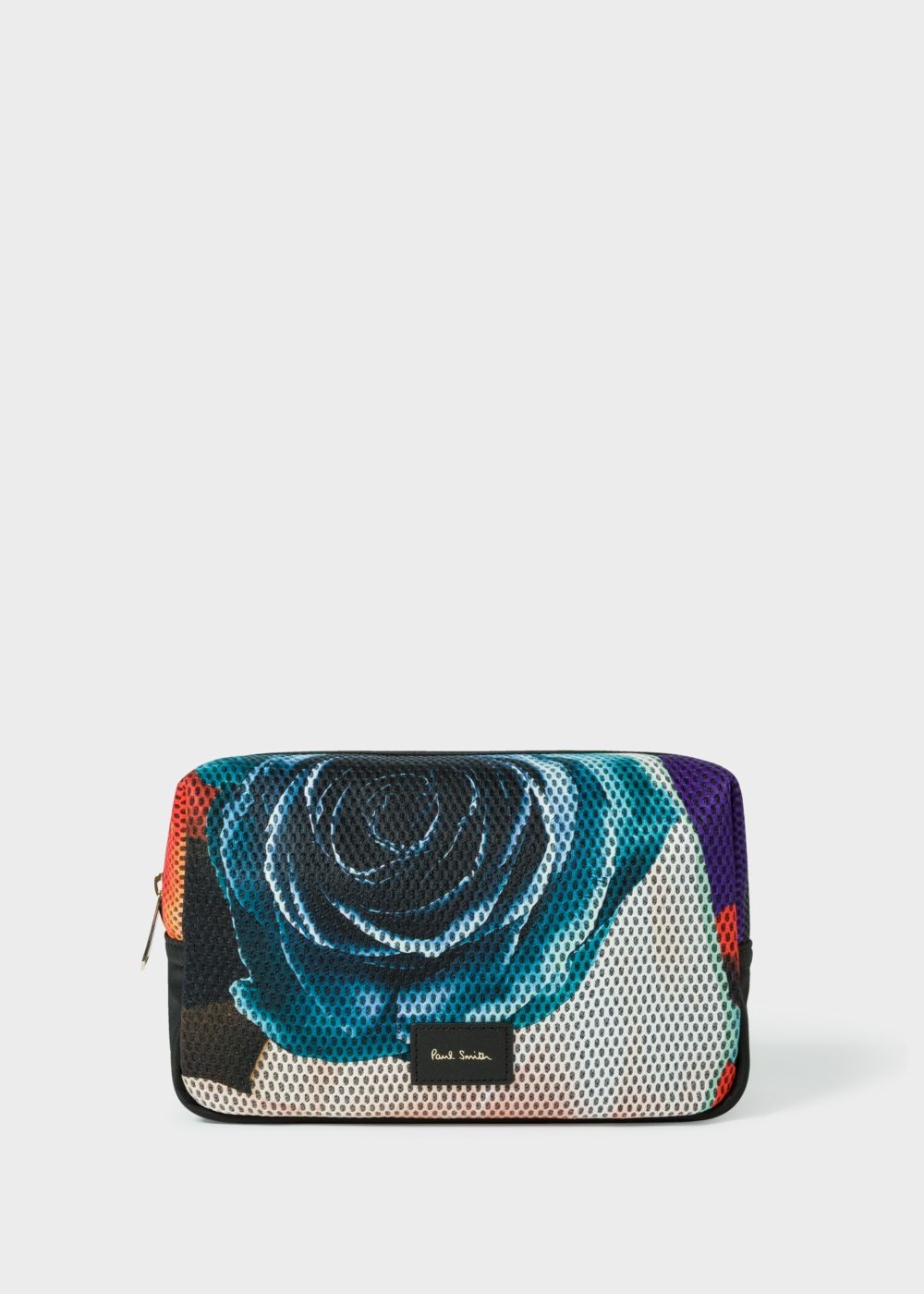 Paul Smith Men's 'rose Collage' Print Mesh Wash Handbags
