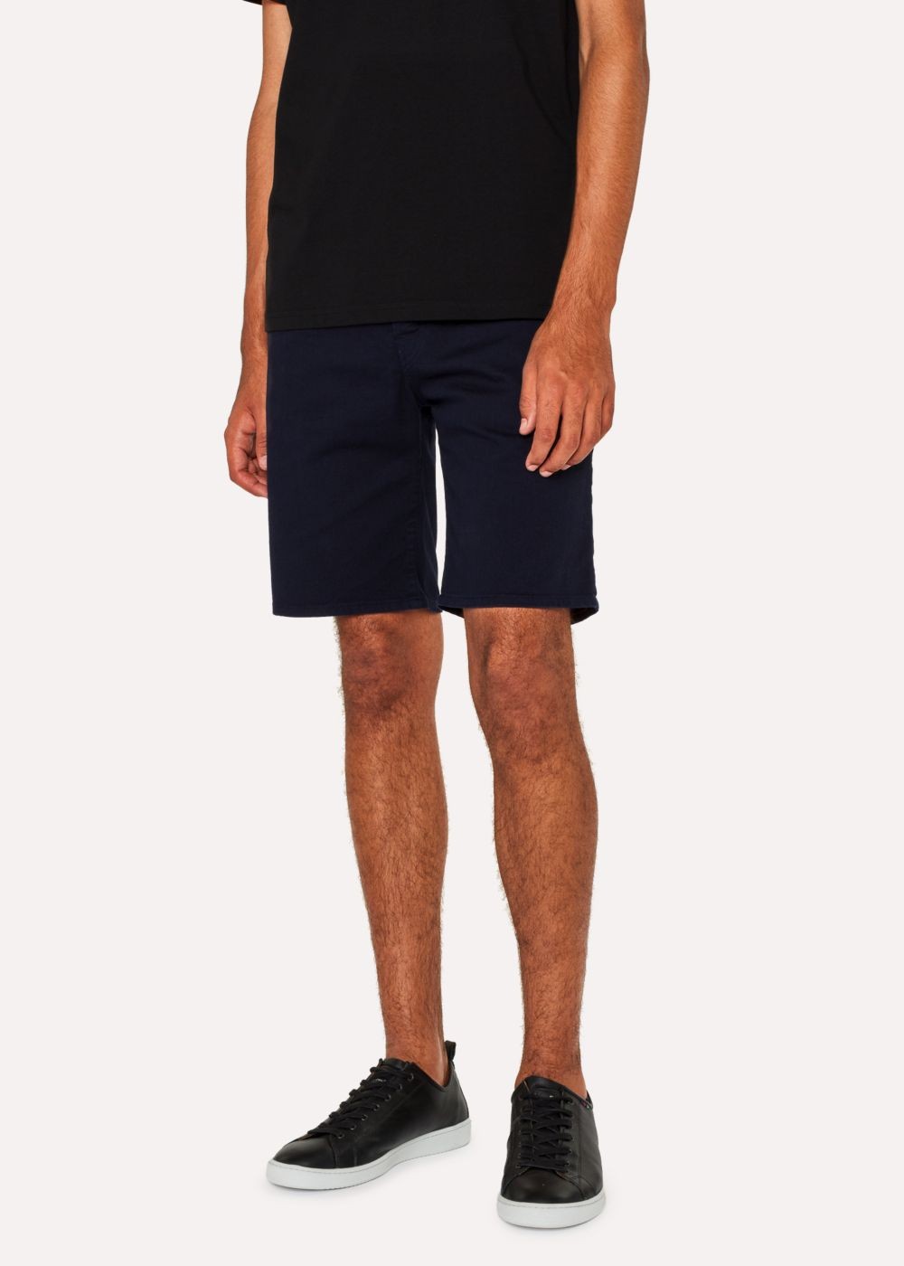 Paul Smith Men's Navy Garment-Dyed Denim Shorts