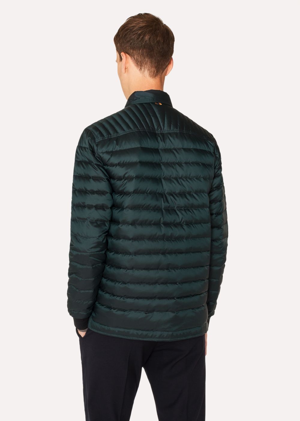 Paul Smith Mens's Dark Green Lightweight Down-Filled Jacket