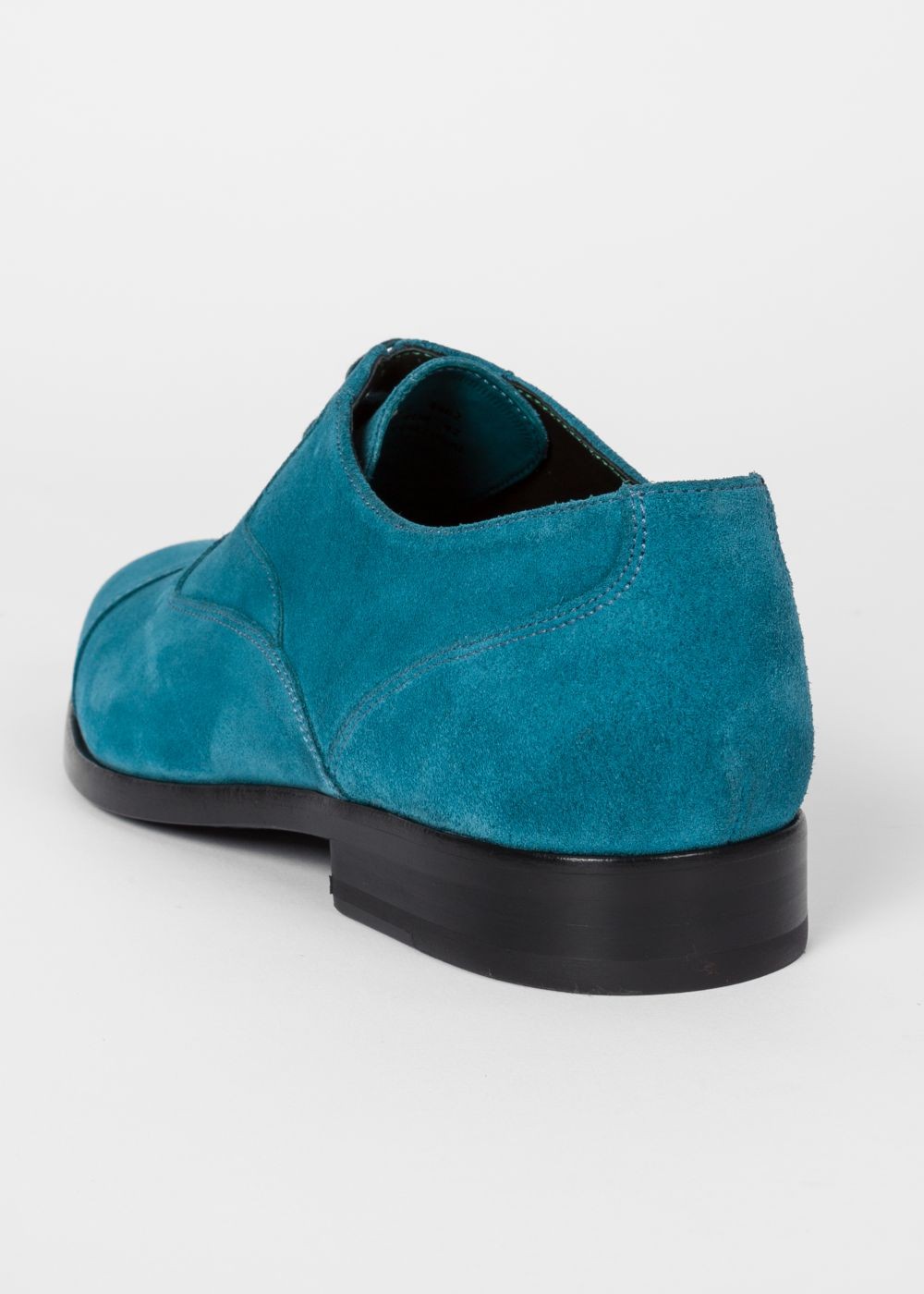 Paul Smith Men's Teal Suede 'tompkins' Oxford Shoes
