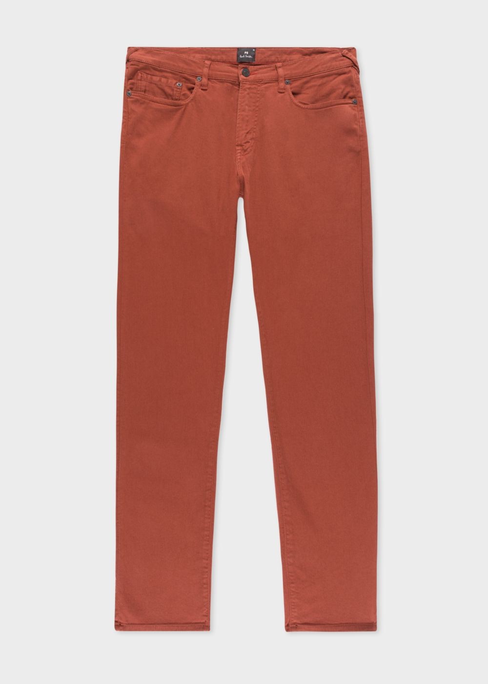 Paul Smith Men's Tapered-Fit Rust Garment-Dye Jeans