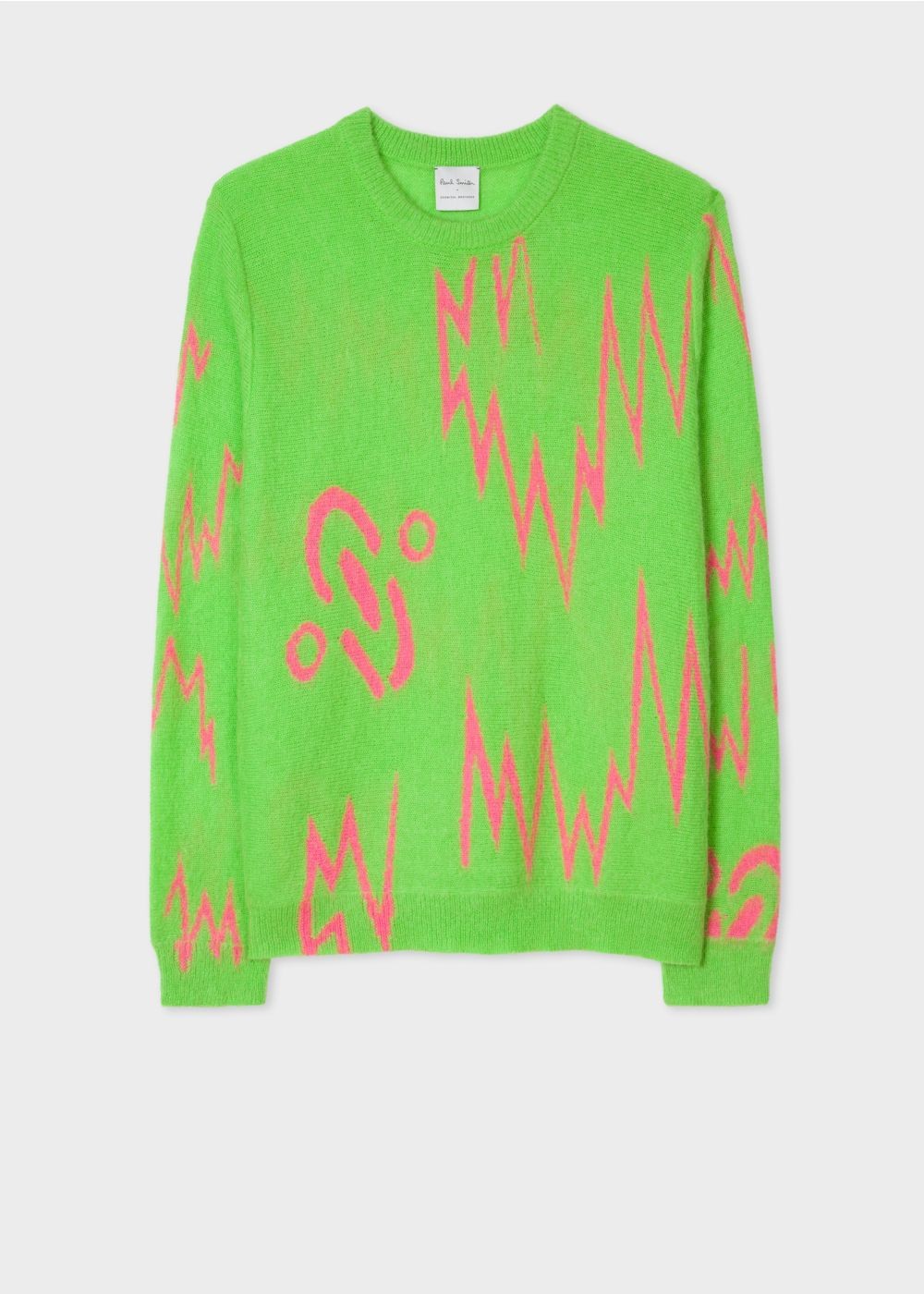Paul Smith + The Chemical Brothers For Hingston Studio - Green 'born In The Echoes' Sweater Mens