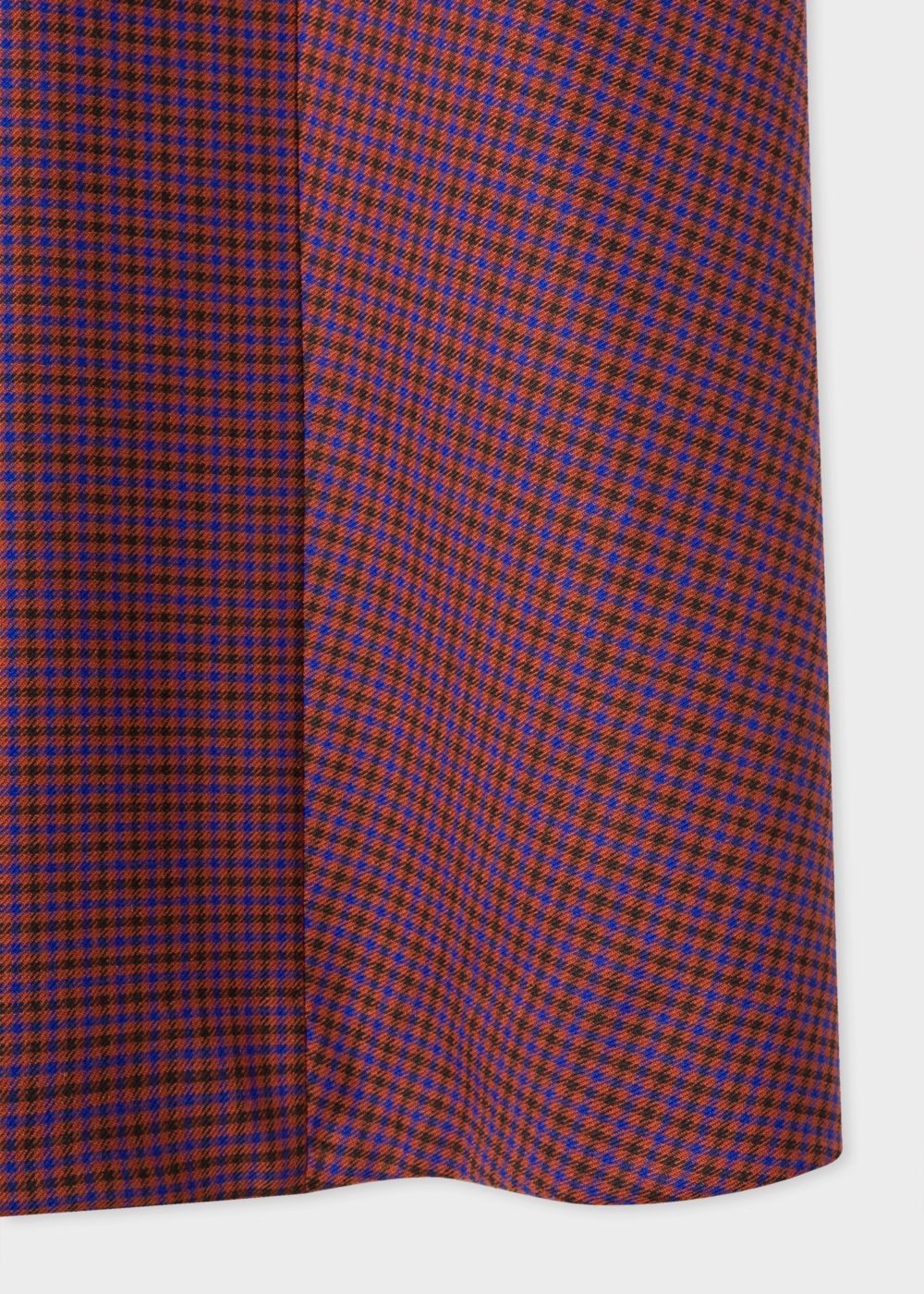 Paul Smith Women's Maroon Check Wool-Stretch Shift Dress