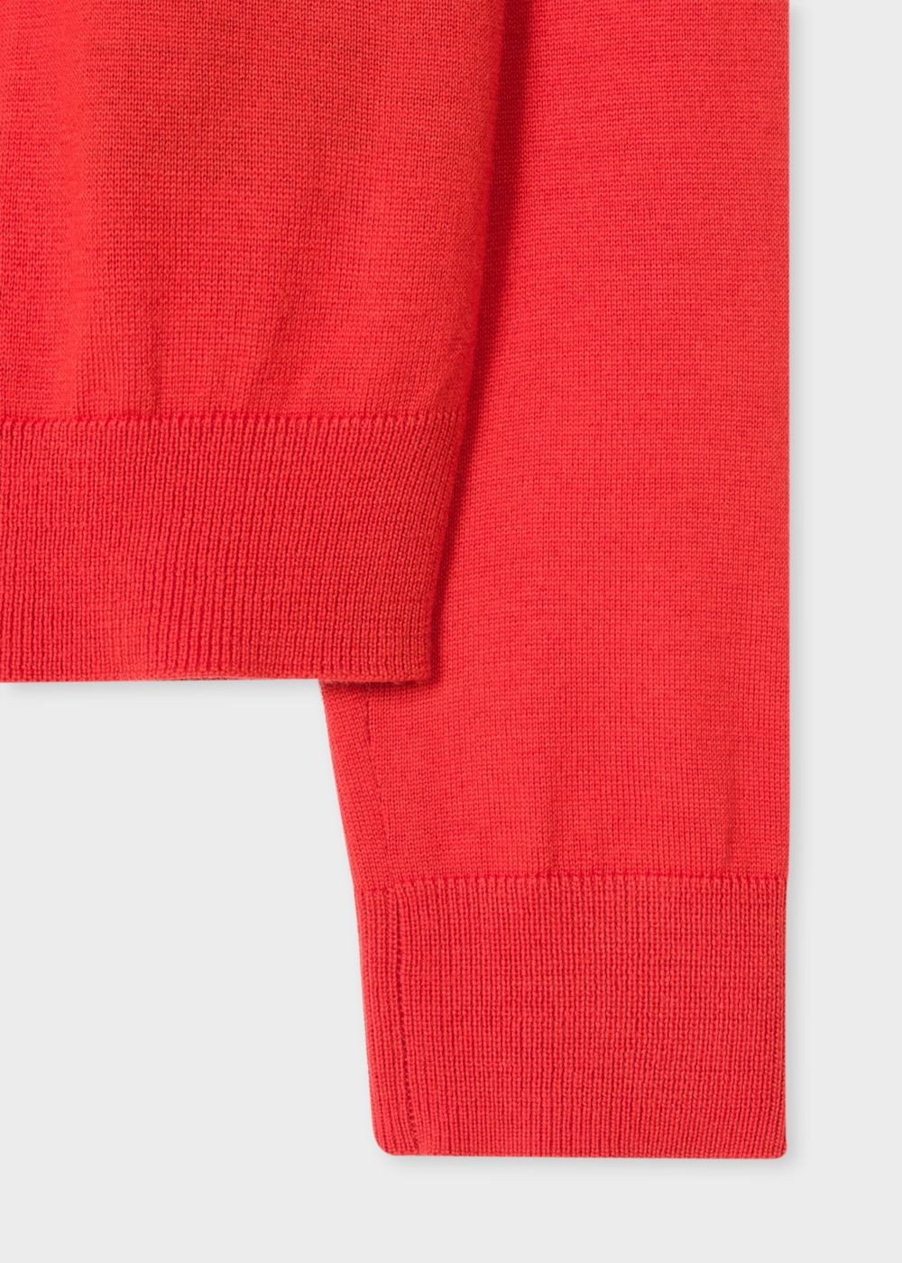 Paul Smith Womens's Red Merino Wool Sweater With 'artist Stripe' Detail