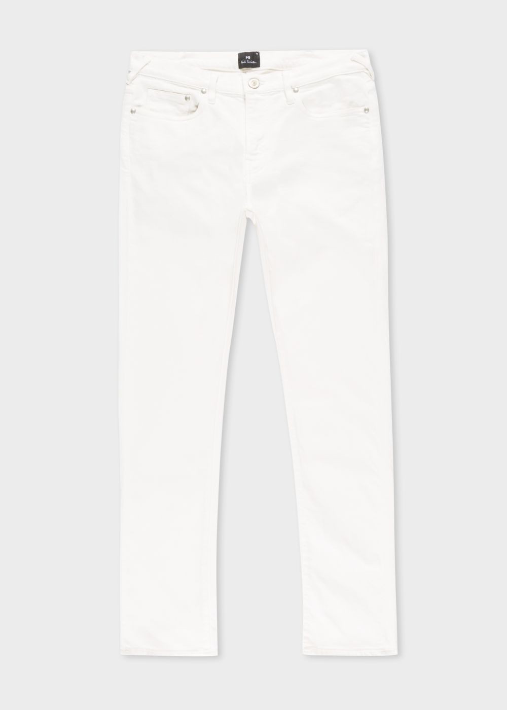 Paul Smith Mens's Slim-Fit White Jeans