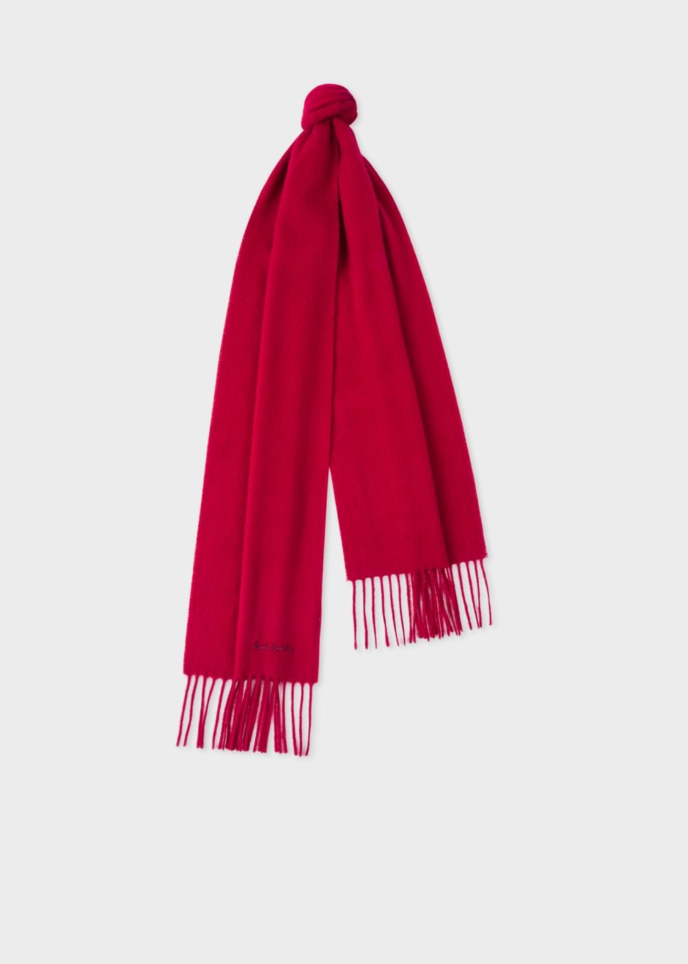 Paul Smith Red Cashmere Scarf Women