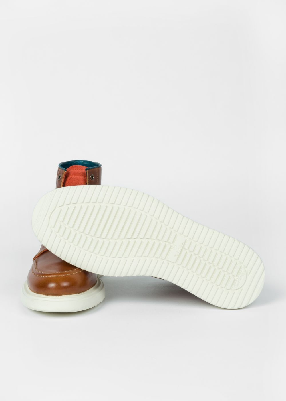 Paul Smith Men's Tan 'caplan' Leather Boots