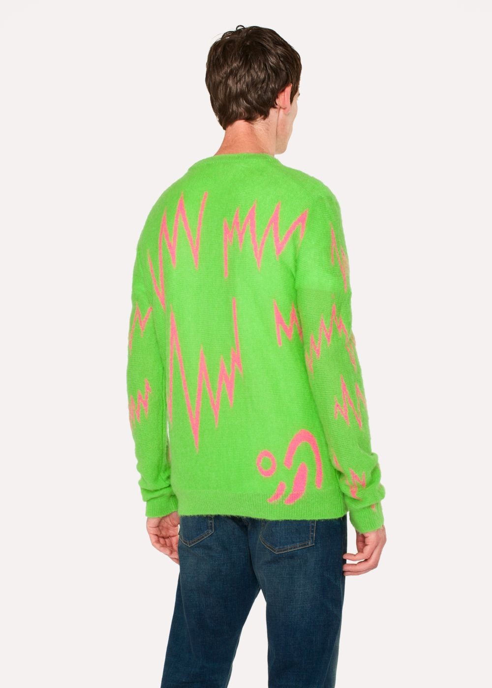 Paul Smith + The Chemical Brothers For Hingston Studio - Green 'born In The Echoes' Sweater Mens