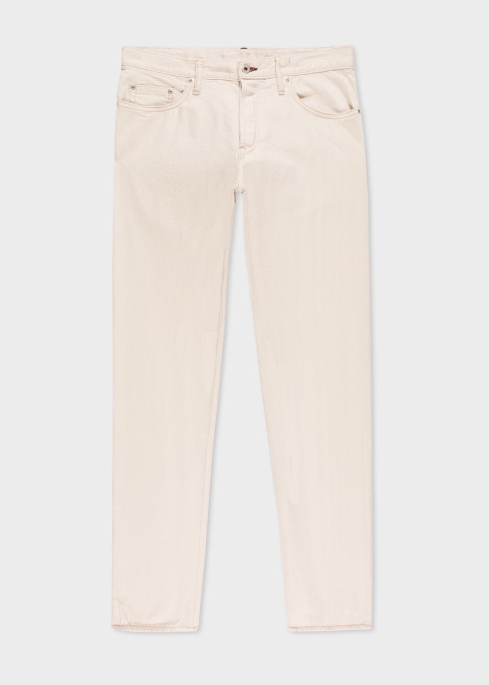 Paul Smith Men's Standard-Fit Cream Red Ear Jeans
