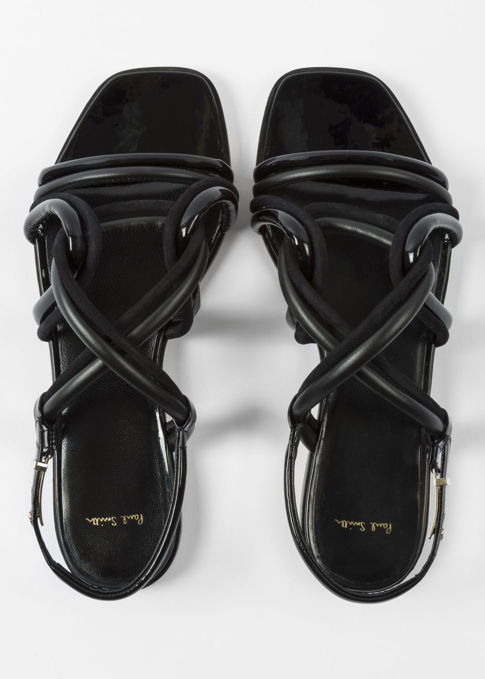 Paul Smith Lady's Black Suede 'carlin' Sandals