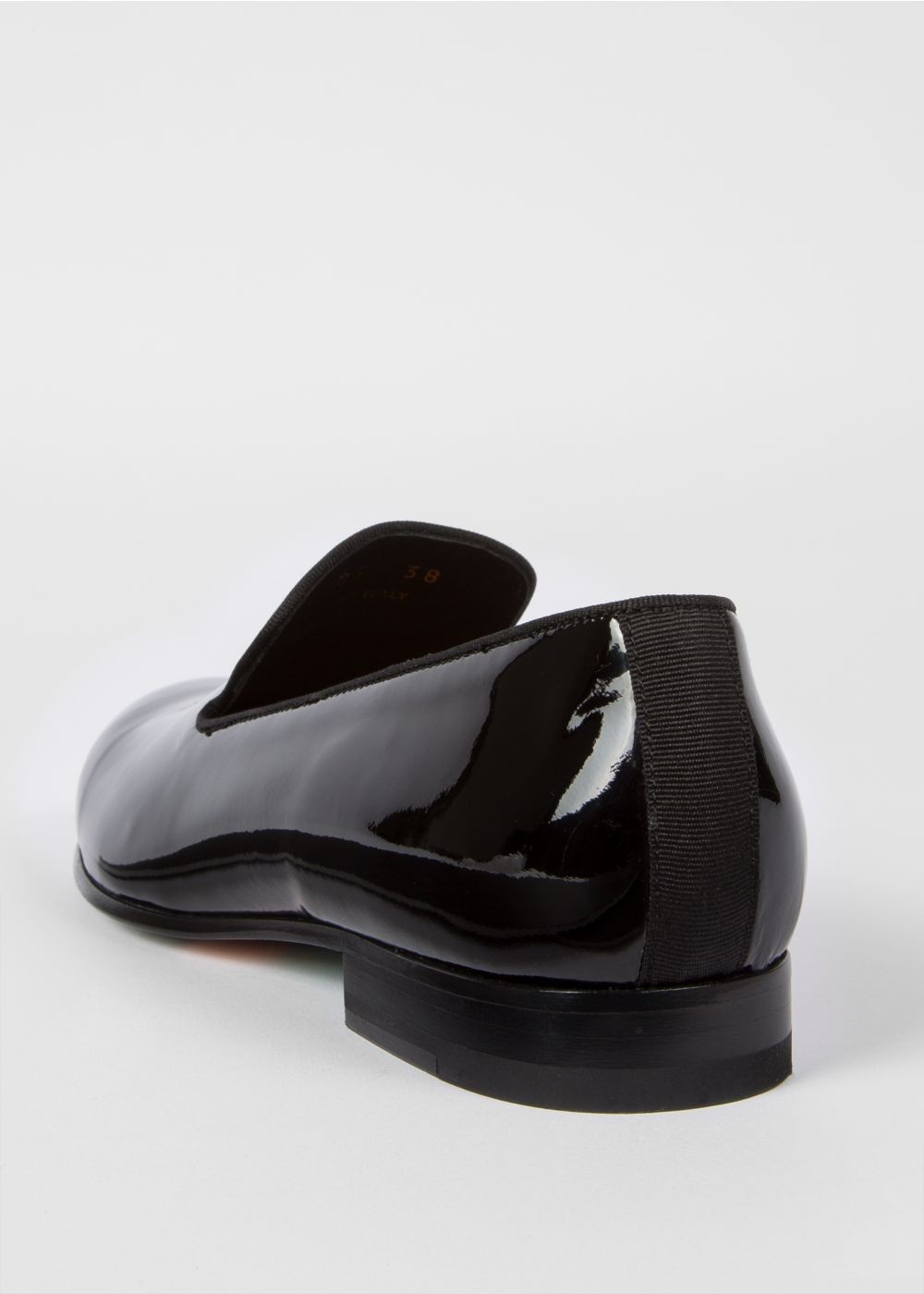Paul Smith Womens's Black Patent Leather 'rudyard' Loafers Sneaker