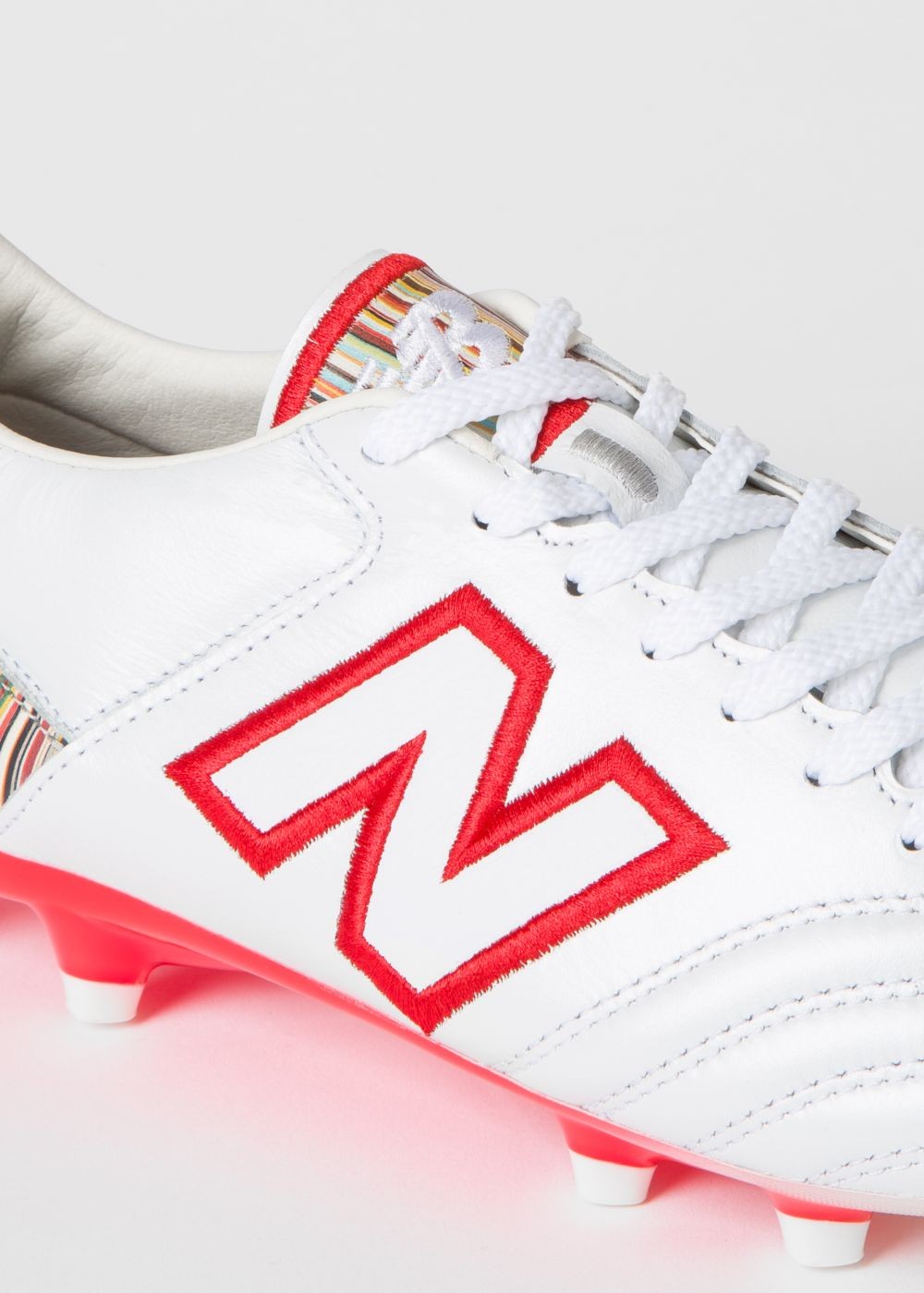 Paul Smith Balance + Paul Smith - Men's White Miuk-One Football Boots