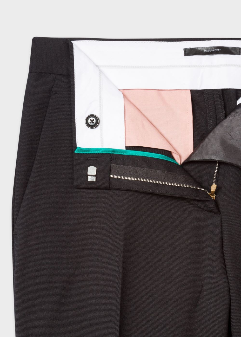 Paul Smith A Suit To Travel In - Women's Classic-Fit Black Wool Pants