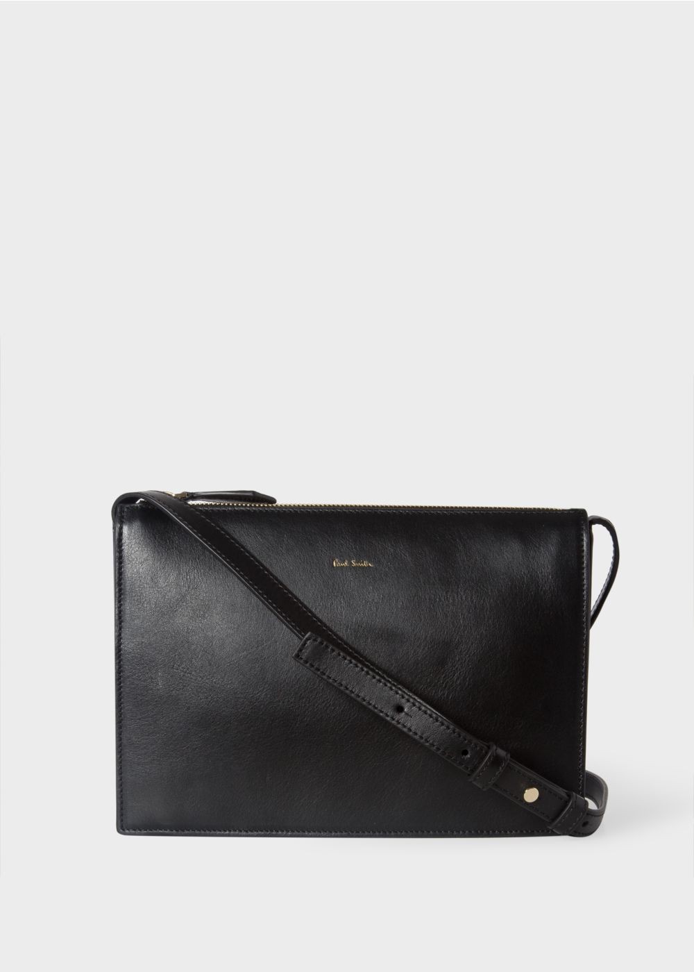 Paul Smith Women's Black And Red 'concertina' Cross-Body HandBags