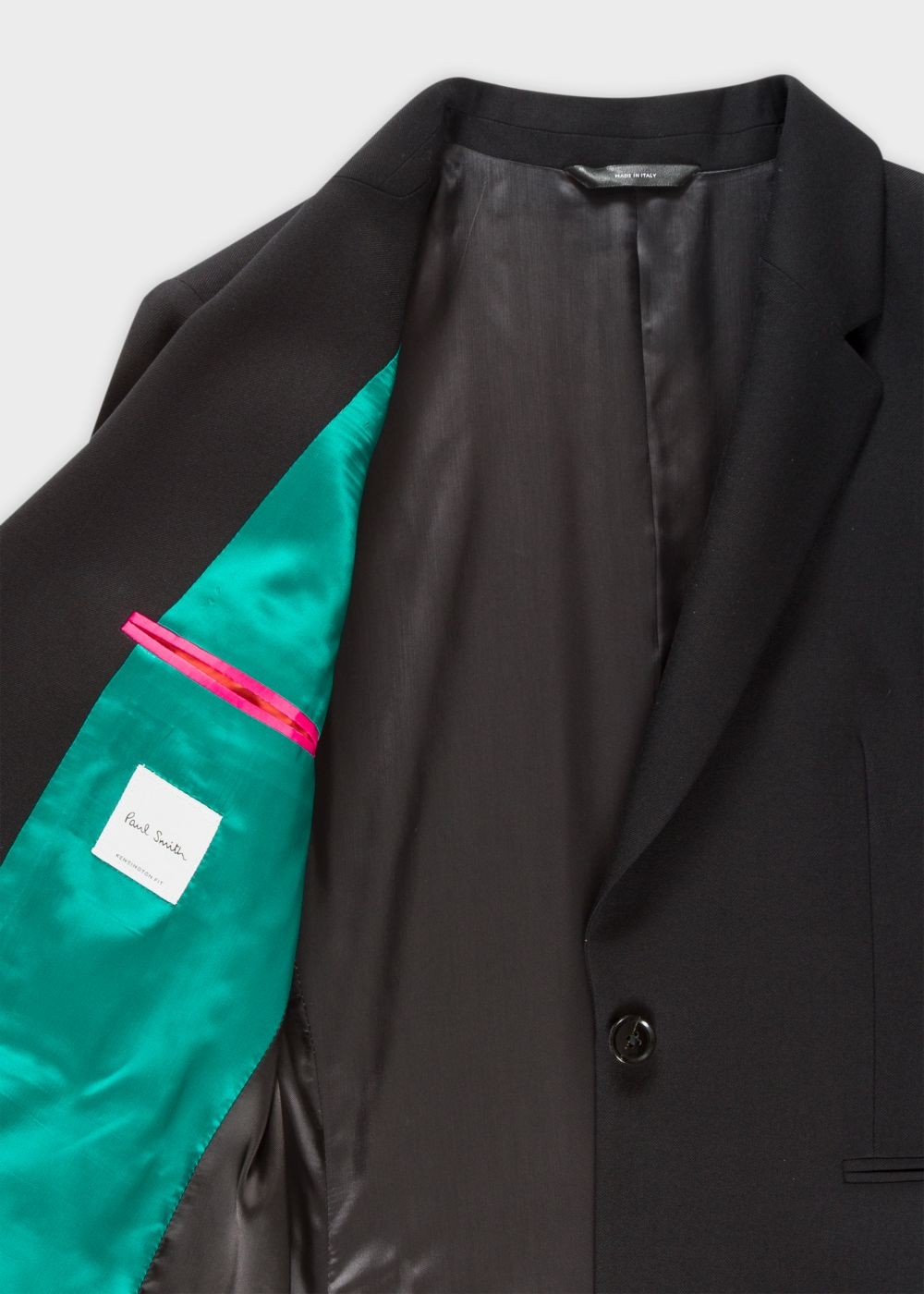 Paul Smith A Suit To Travel In - Lady's Black One-Button Wool Blazer