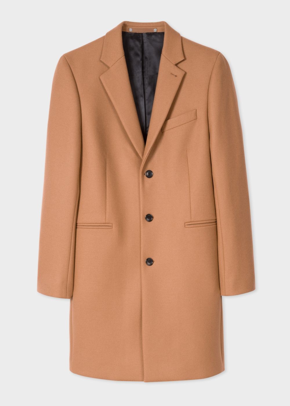 Paul Smith Men's Camel Wool-Cashmere Overcoat